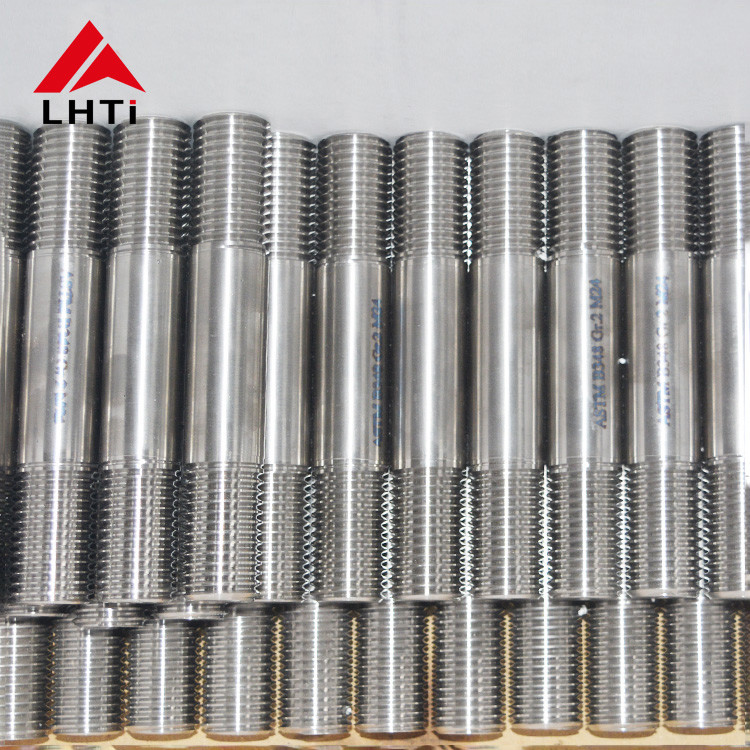 Corrosion Resistance Titanium Flange Bolts Nuts Titanium Bolt Nuts Complete With 2 Lock Nuts