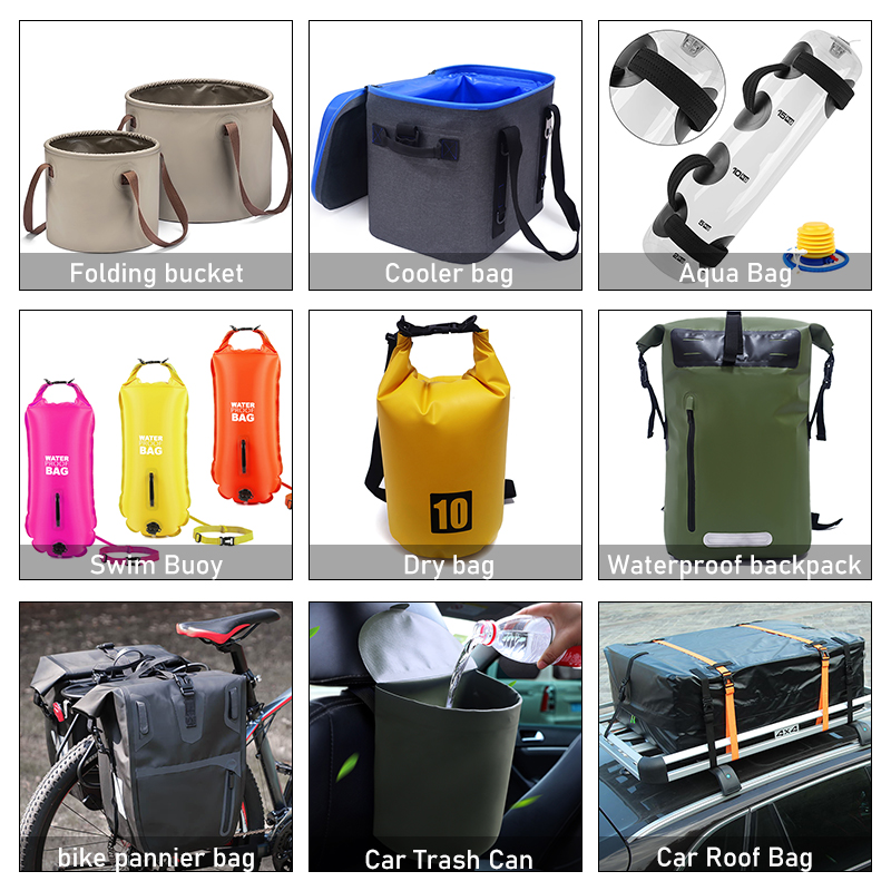 TPU Triathlon Transition Backpack Outdoor Floating Roll Top Dry Bag