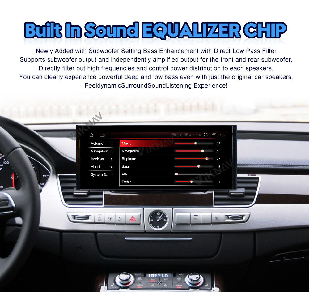 1920*720 Android Auto Car Stereo 12.3 Inch For Audi A8 D4 2011-2017