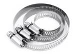 SS 304 Stainless Steel Metal American Hose Pipe Clip Zebra Worm Gear Screw Drive