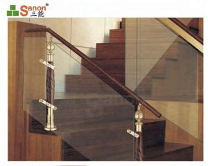 China Stair Glass Fittings Stainless Steel Balustrade Posts Waterproof Anti Rust Iron wholesale