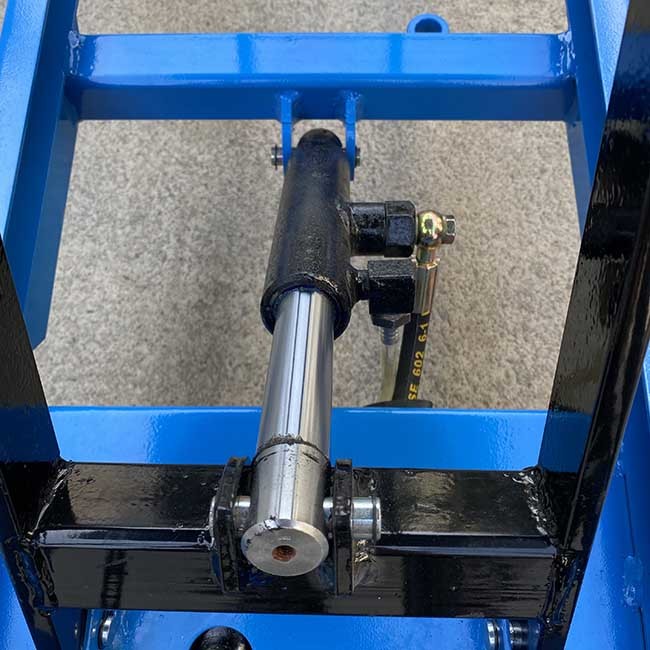 Single Scissor Manual Scissor Lift Tables 39.76inx20.47in Max Height 39.37in