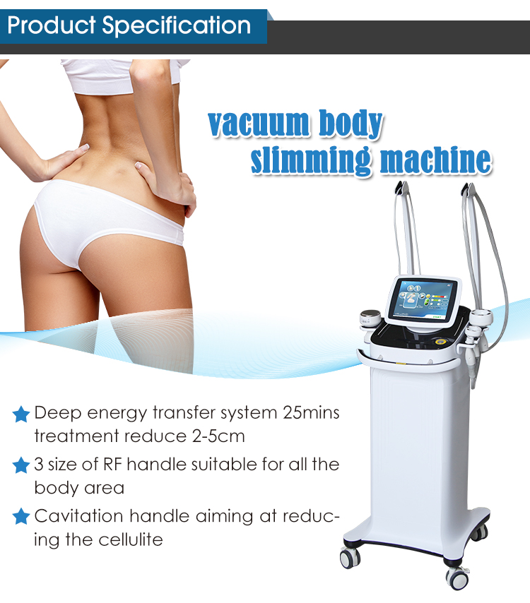 Vacuum Roller Massage Machine , Infrared RF Vacuum Roller Slimming Machine