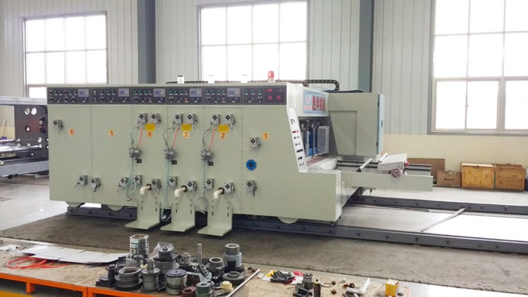4 Color Printing Corrugated Carton Box Machine With Big Production