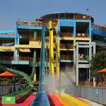 Joyful Rainbow Water Slide Multi Slide Fiberglass Waterslides