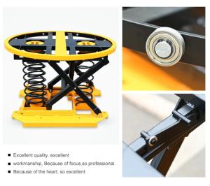 China Simple Palletpal Lift Table Level Loader 1t Capacity wholesale