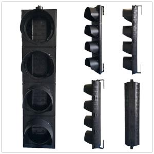 China Flip Door Detachable Appearance 200MM Housing 4-Aspect Body Part Road Traffic Light wholesale