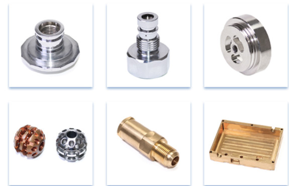 0.002mm Aluminum CNC Turning Parts Ra0.1 Electroplating