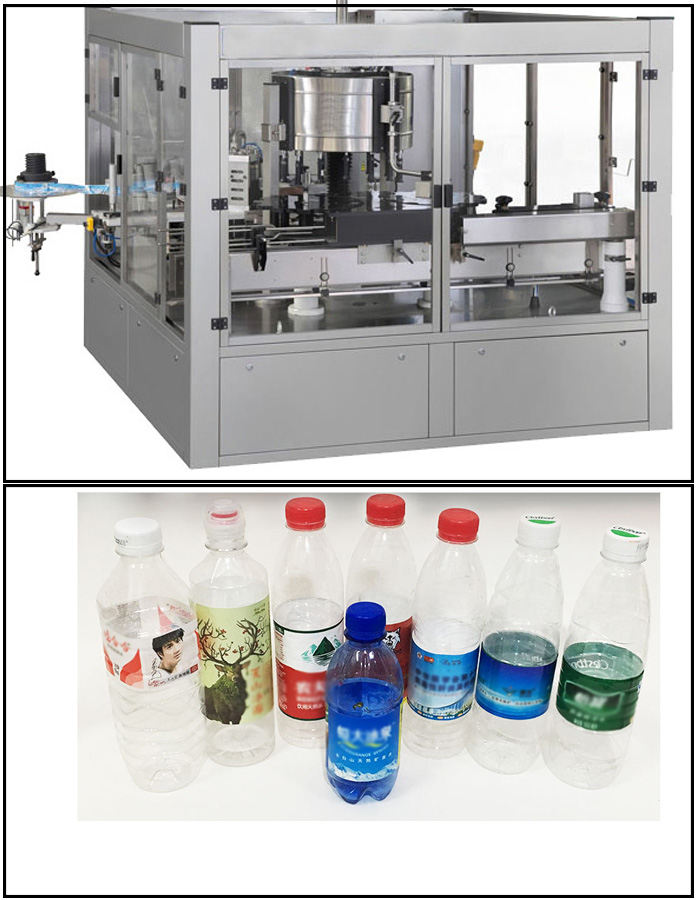 Bopp Bottle Sticker Labeling Machine Rapid Changeovers Hot Melt