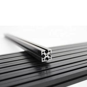 China Black Anodized T Slot Aluminium Extrusion Profile ISO9001 wholesale