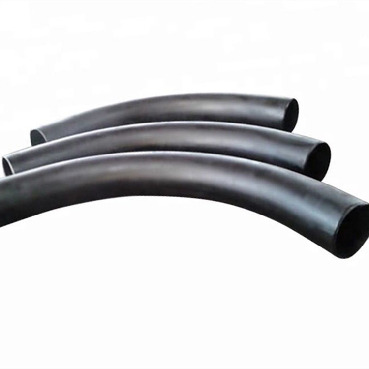 Customized Bend Carbon Steel Fittings With Sand Blasting Black Oil Surface