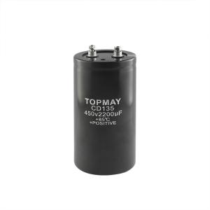 China Dia 64mm Aluminum Electrolytic Capacitor 450V 2200UF Screw Terminal wholesale