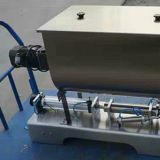 Sauce Bean Paste Liquid Paste Filling Machine With Mixer U Type Hopper