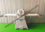 White Electric Bread Dough Sheeter Roller Reversible Two Way Pressing