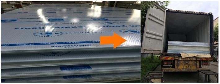 Building Material Lamina De Policarbonato PC Panel Sun Board Roof Polycarbonate Hollow Sheet for Greenhouse