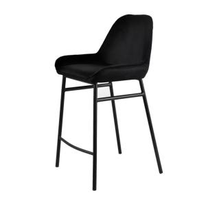 China American Modern Bar Stool Chairs Leather Velvet With Wooden Counter wholesale