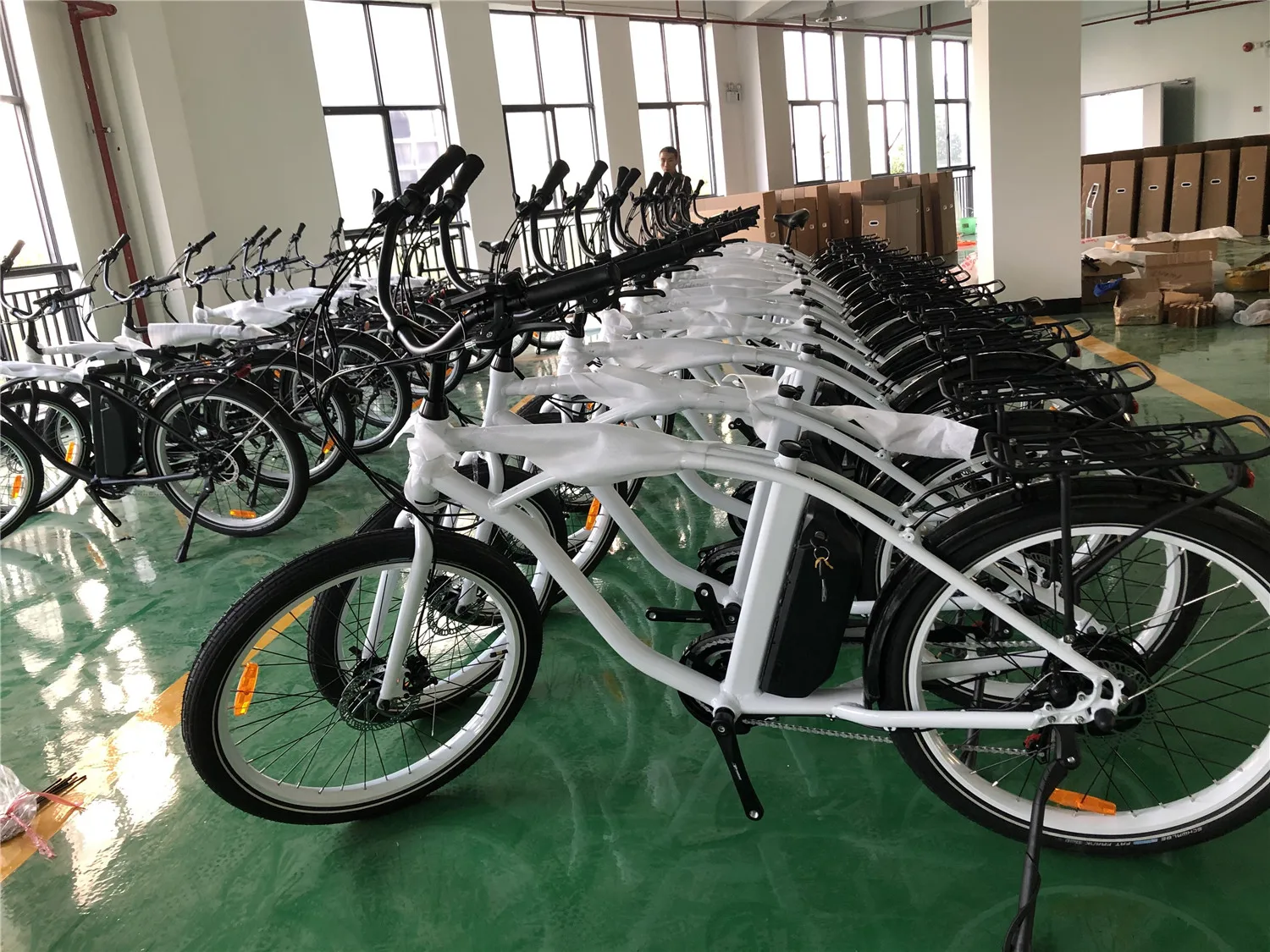7 speed Beach Cruiser Electric Bike 48V 500W Vintage Electric Bicycle 26 Inch