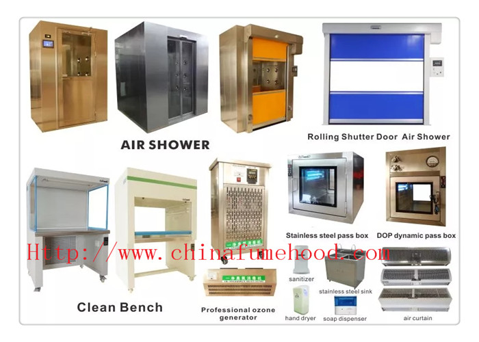 Cold Reolled Steel Cleanroom Cleaning Equipment Pass Through Box Automatic Control