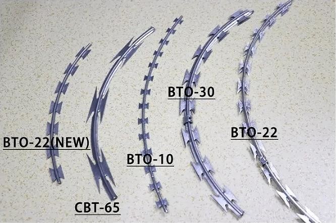 Modern Security Fencing Razor Barbed Wire With Customizable Options