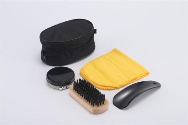 military men's shoe shine box kit 87G Shoe Polishing Kit Shoes Includes Shoe