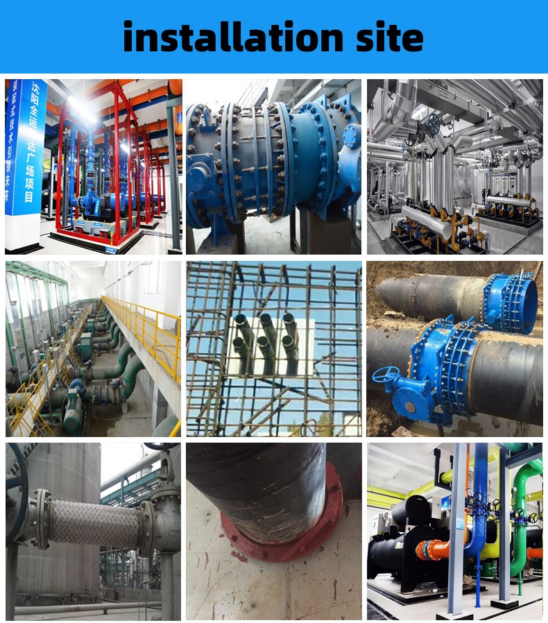 Carbon Steel Pipeline Double Flange Limit Expansion Disassembly Joint For Casting