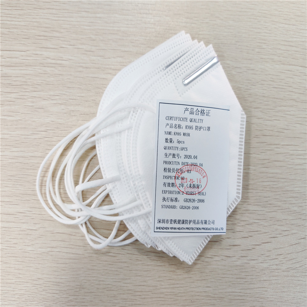 Compact Size 10*15cm Dust Resistant Mask Elastic Earloop Style FDA Assured