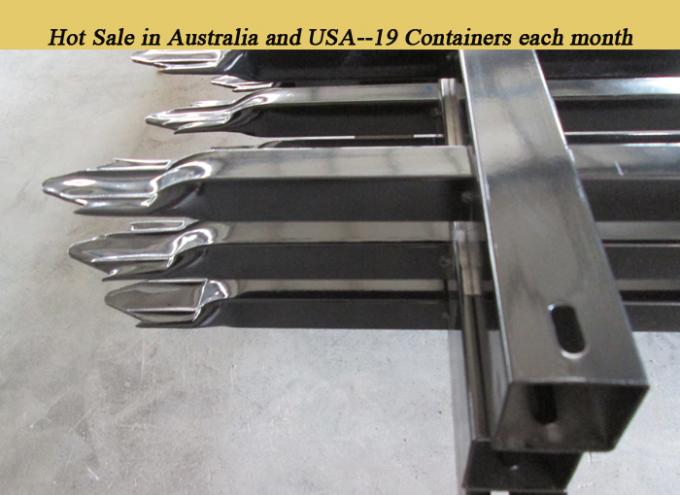2.4m Decorative Steel Panel Fence Spear Pressed With Australia Style