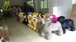 Hansel family park battery powered walking stuffed animal electric ride