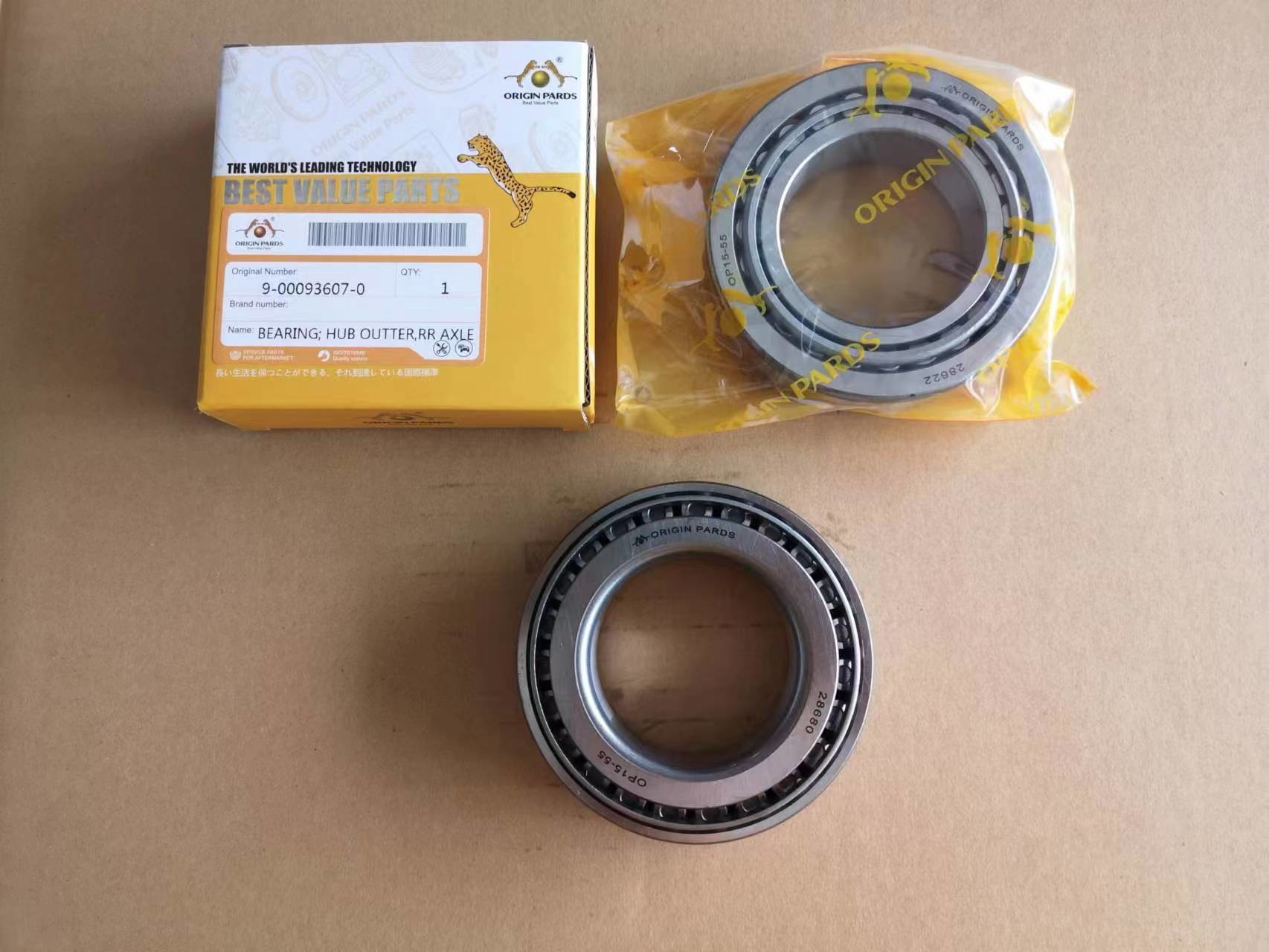 Rear Hub Outer Bearing 9000936070 Origin Pards Brand Wheel Bearing Oem 28680 And 28622 Size 98*55