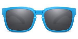 China Black Dark Lightweight Flexible Eyeglass Frames Light Blue Plastic Size 52 16 125 wholesale