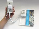 COMER anti-theft alarm devices Phone Price tag label holder with Cell phone