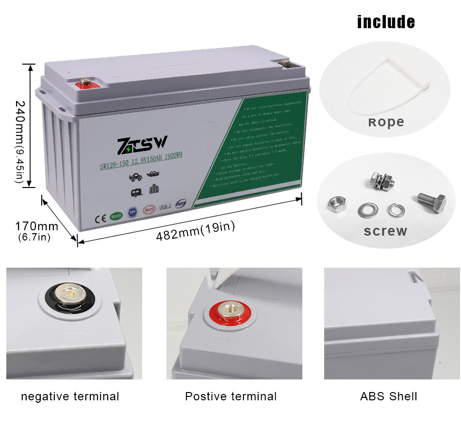 IP67 Lifepo4 Motorcycle Battery Lightweight Lithium Phosphate Iron Battery