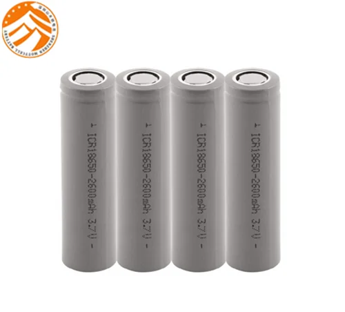IEC62133 Cylinder Li Ion High Temperature Lithium Battery 18650 3.7v 2600mah