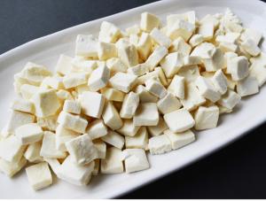 China Sell Backpacking Food Soup Ingredient Freeze Dried Tofu Dried Beancurd dices wholesale