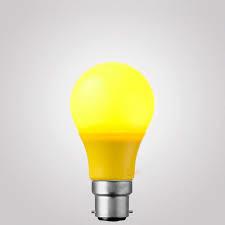 China 9W Yellow Cover LED Bulb Lighting with 95-98Ra, Yellow Light 580nm, No Glare wholesale