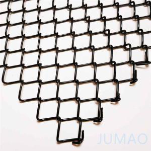 China 16mm Hole Coiled Flexible Fireplace Mesh Curtain Screen Screen wholesale
