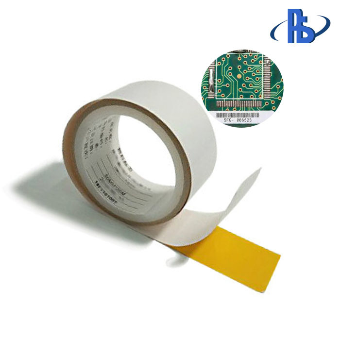 Thermal Transfer Printable PI Sticker Roll Chemical Resistant For PCB