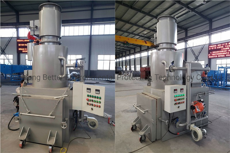Medical Waste Treatment Machinery for Face Mask and Disposable Protection Clothing Suit Burning
