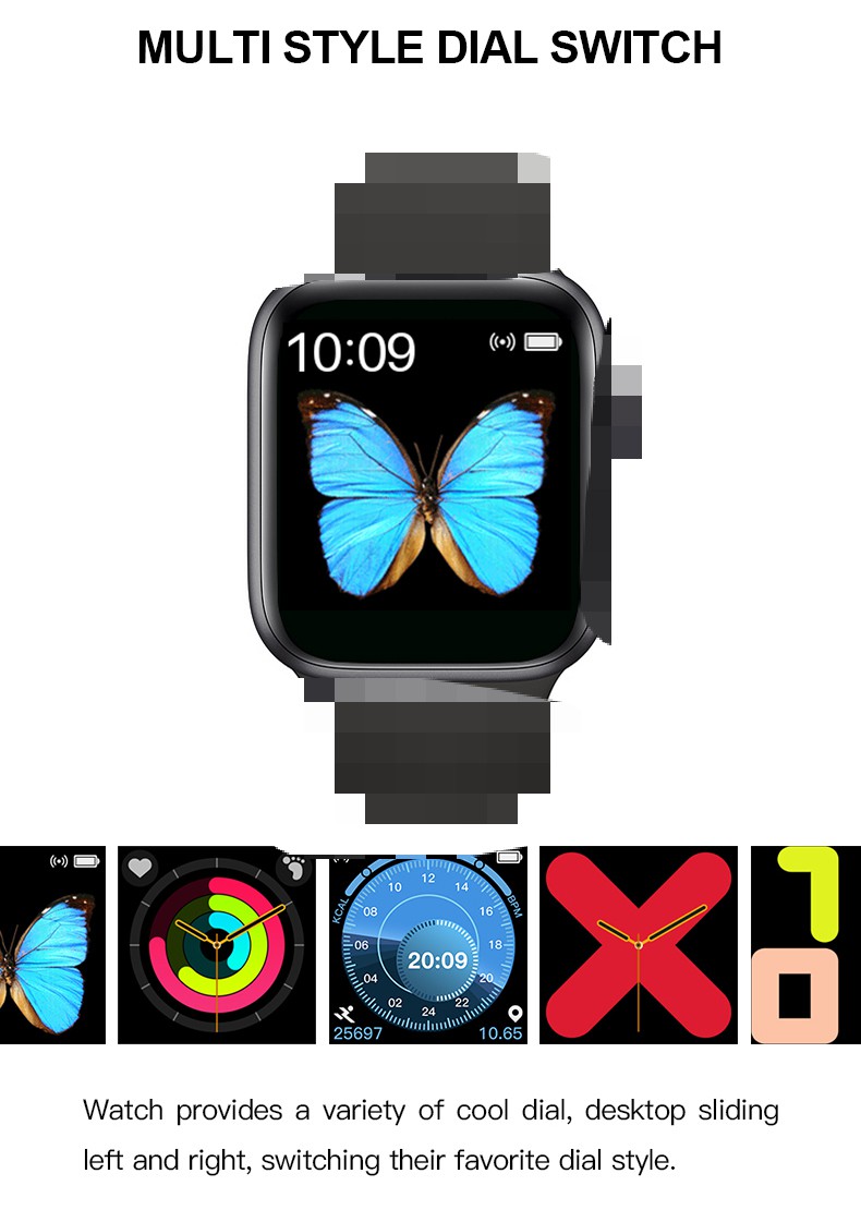T500 X6 W26 W34 W26+ Health Fitness For Apple Android Ios Full Sereen Smart Watch