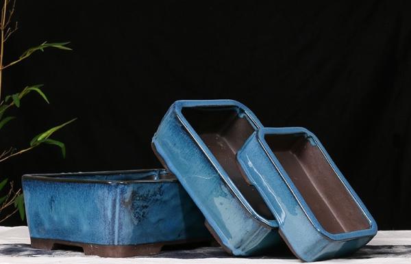 House and Garden Pots, Outdoor & Indoor Ceramic Bonsai Pots, Planters, Glazed