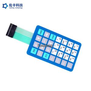 China 3M468 Rear Adhesive Metal Dome Membrane Switch Screen Printing wholesale