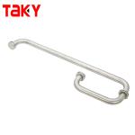 Entrance Black Door Handle Pull for Stainless Steel Frameless Sliding Shower