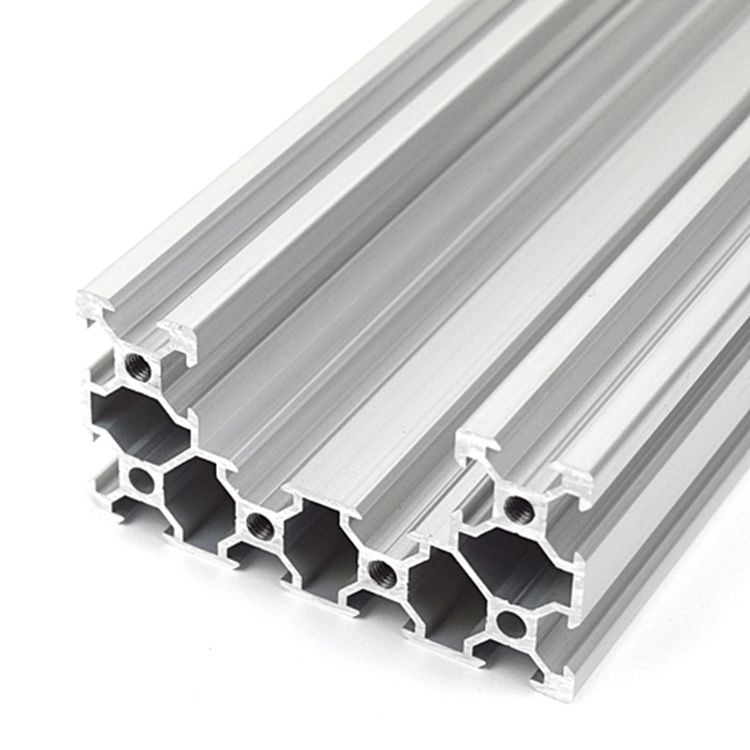 6063 Indstrial Rail V Groove Aluminum Extrusion powder coating