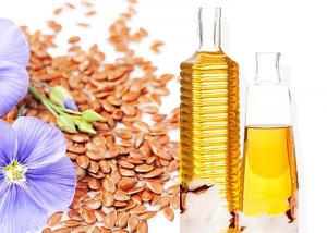 China Natural Plant Healthy Edible Oil Fatty Acid Flaxseed Oil Organic For Cooking on sale