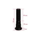 Carbon Steel Wheel Bolts Black Zinc Heavy Duty Wheel Hub Bolts