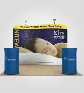China Recyclable Foldable Tension Fabric Displays Aluminum Frame Eco friendly wholesale