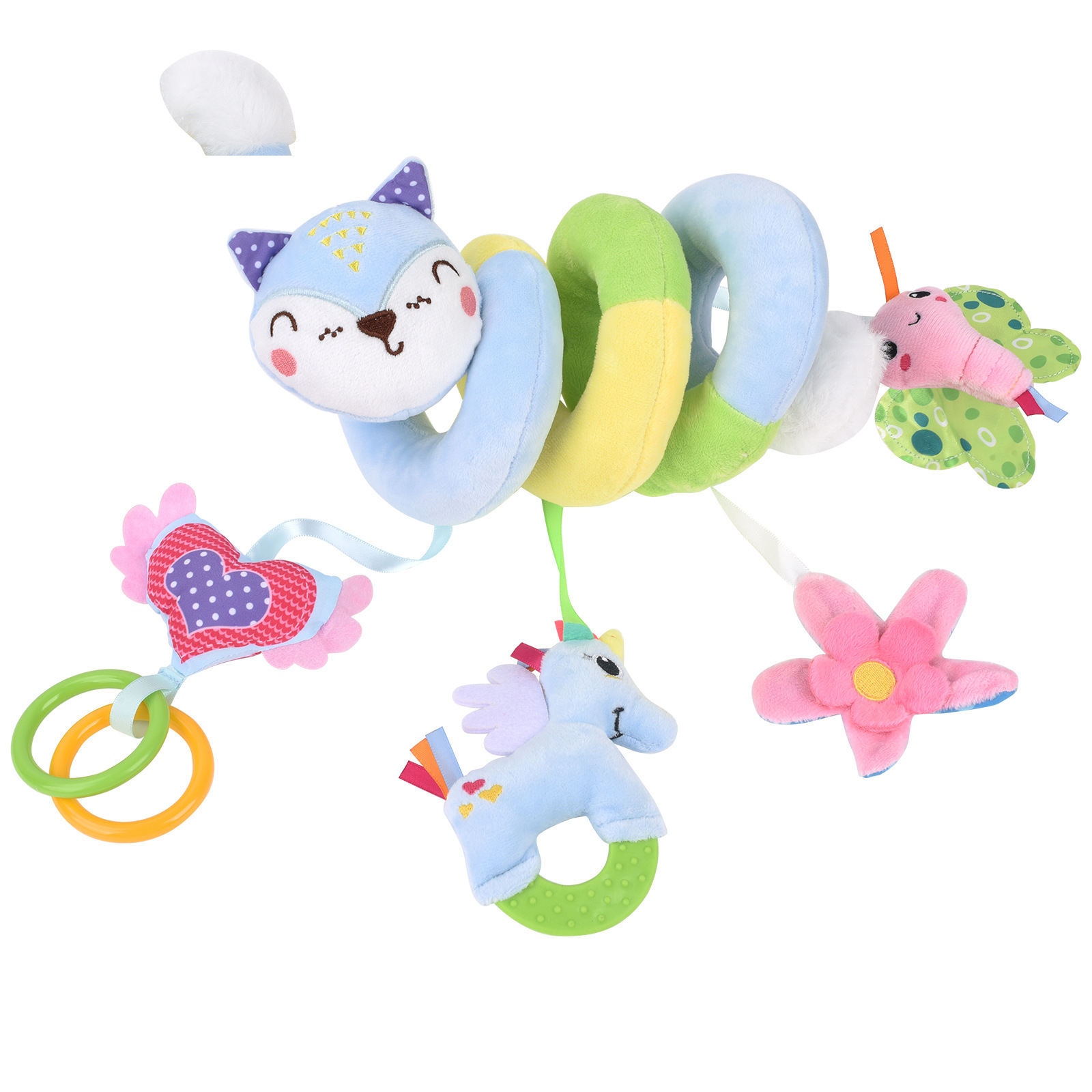 Unisex Bed Hanging Newborn Crib Plush Cart Baby Hand Pushed Lathe Winding And Parts Toy