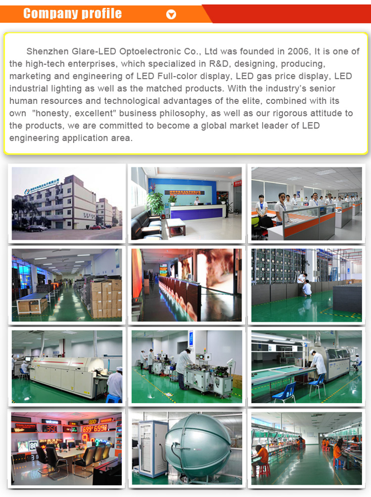 Outdoor Digital Video Advertising Front Service LED Display Board with Epistar Chip