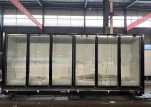China Deluxe 6 Swinging Full Length Glass Door Refrigerated Merchandiser Remote wholesale