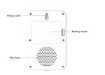 100*60*150mm 40 Centigrade Wall Mounted Infrared Counter